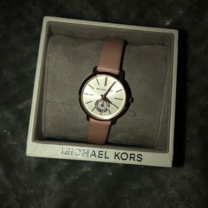 Michael Kors mini rose gold watch